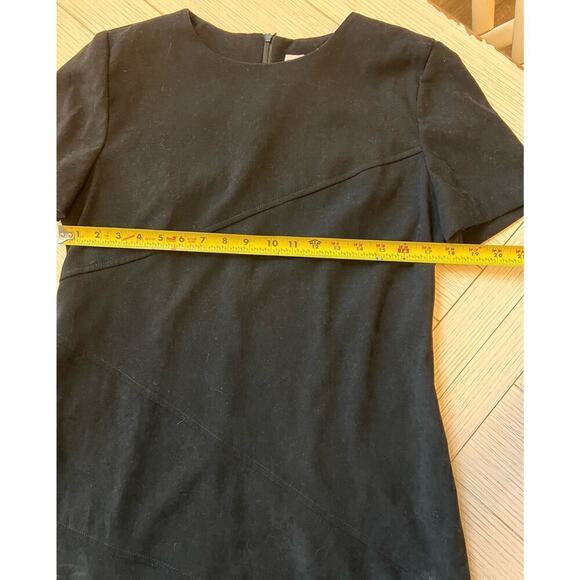 Jessica Howard sz 12 black rayon spandex sheath knee length dress. - Picture 4 of 7